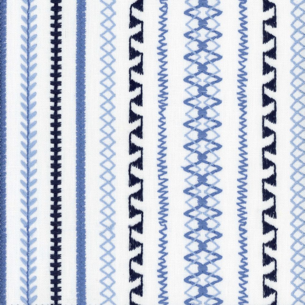 Heritage Fabrics Stella Stripe Delft Fabric